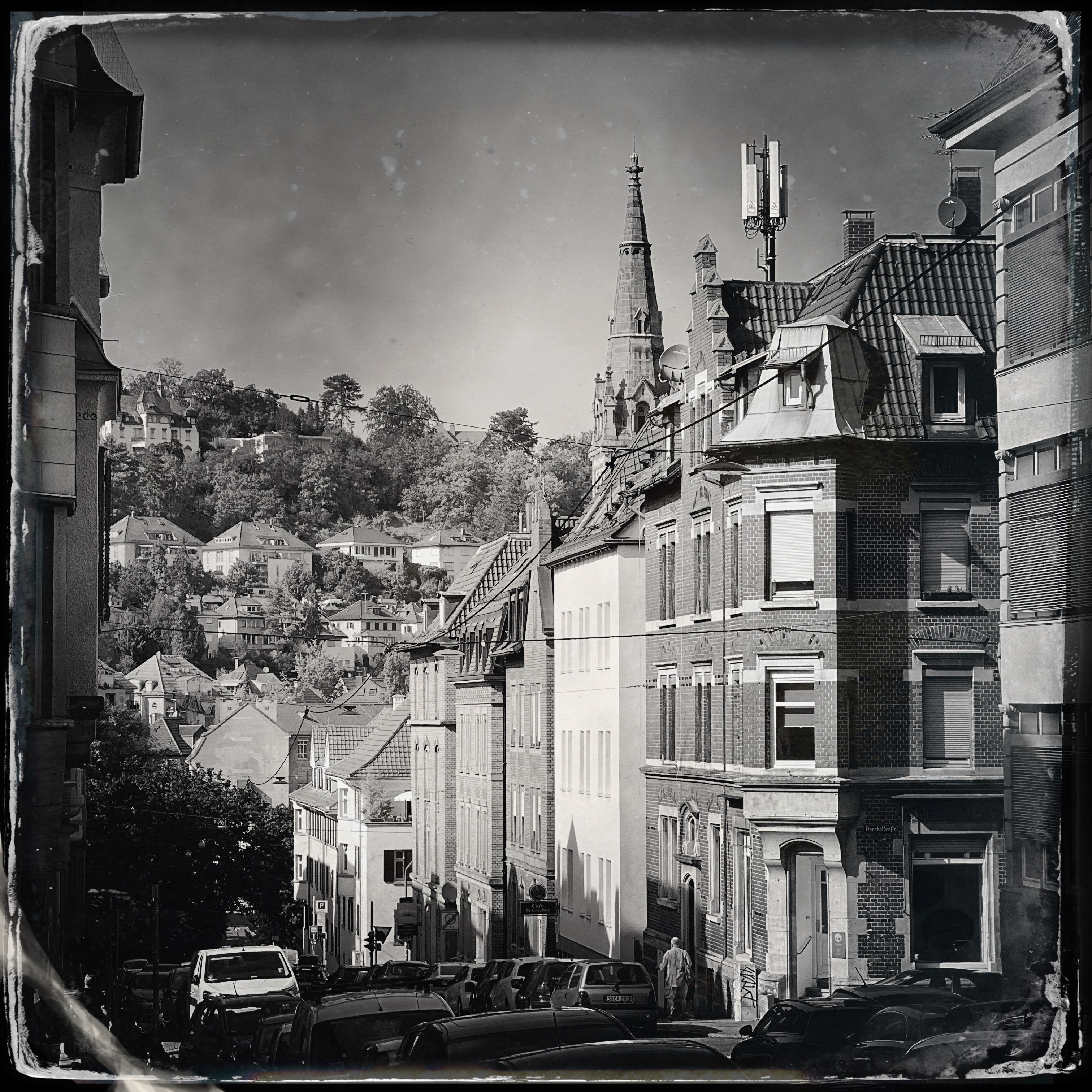 Foto-Block | Stuttgart, Schreiber Straße S/W