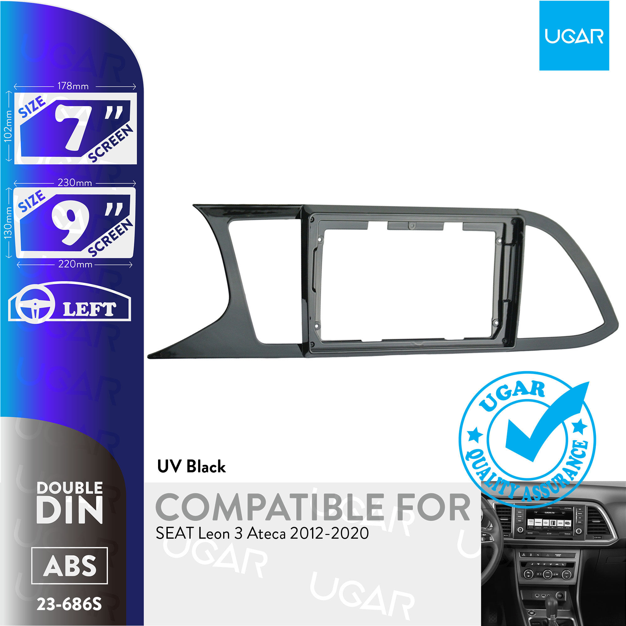 7"/9" Compatible for SEAT Leon 3 Ateca 2012-2020