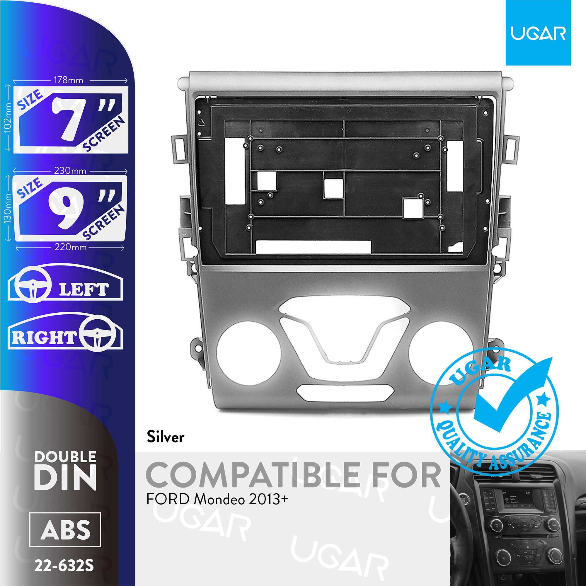 7"/9" Compatible for FORD Mondeo 2013+