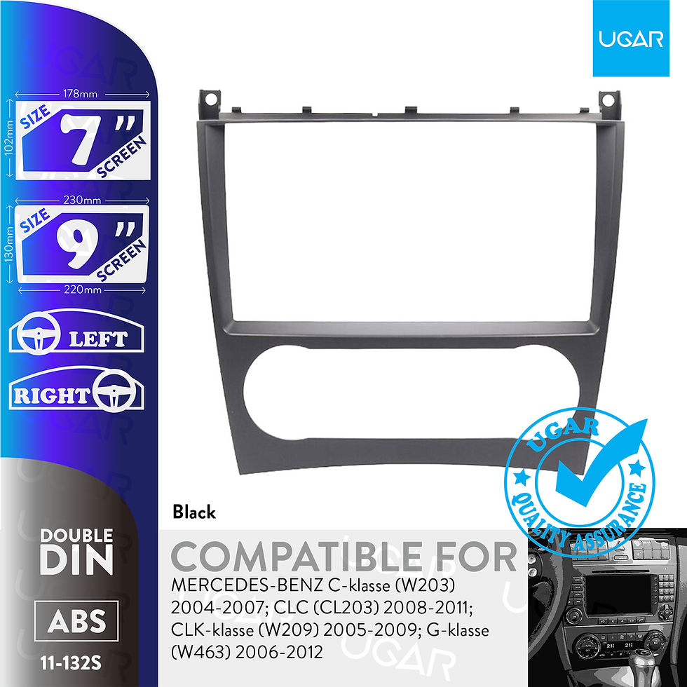7"/9" Compatible for MERCEDES-BENZ C-klasse (W203) 2004-2007; CLC (CL203) 2008-2