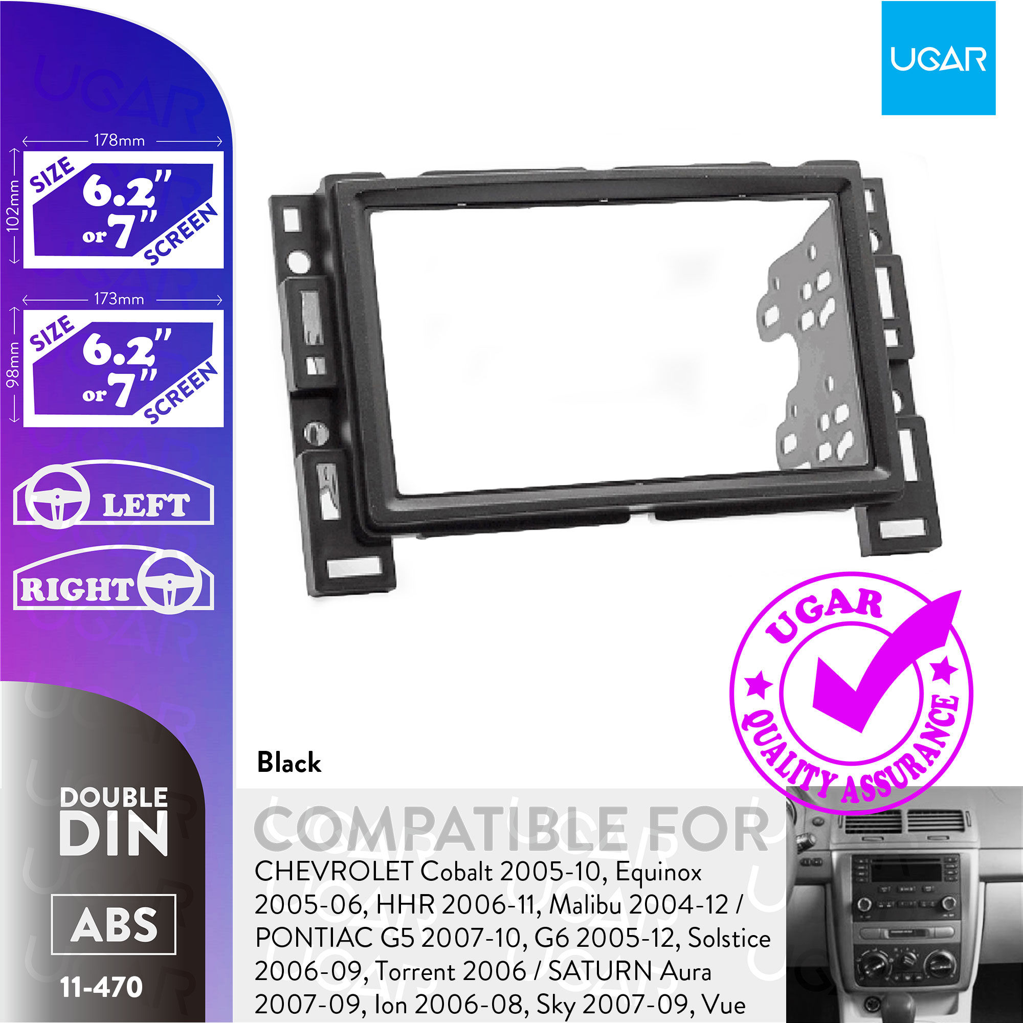 11-470 Compatible with CHEVROLET Cobalt 2005-10, Equinox 2005-06, HHR 20