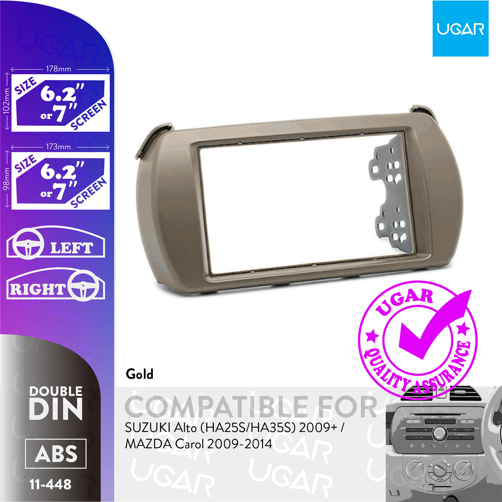 11-448 Compatible with SUZUKI Alto (HA25S/HA35S) 2009+ / MAZDA Carol 200