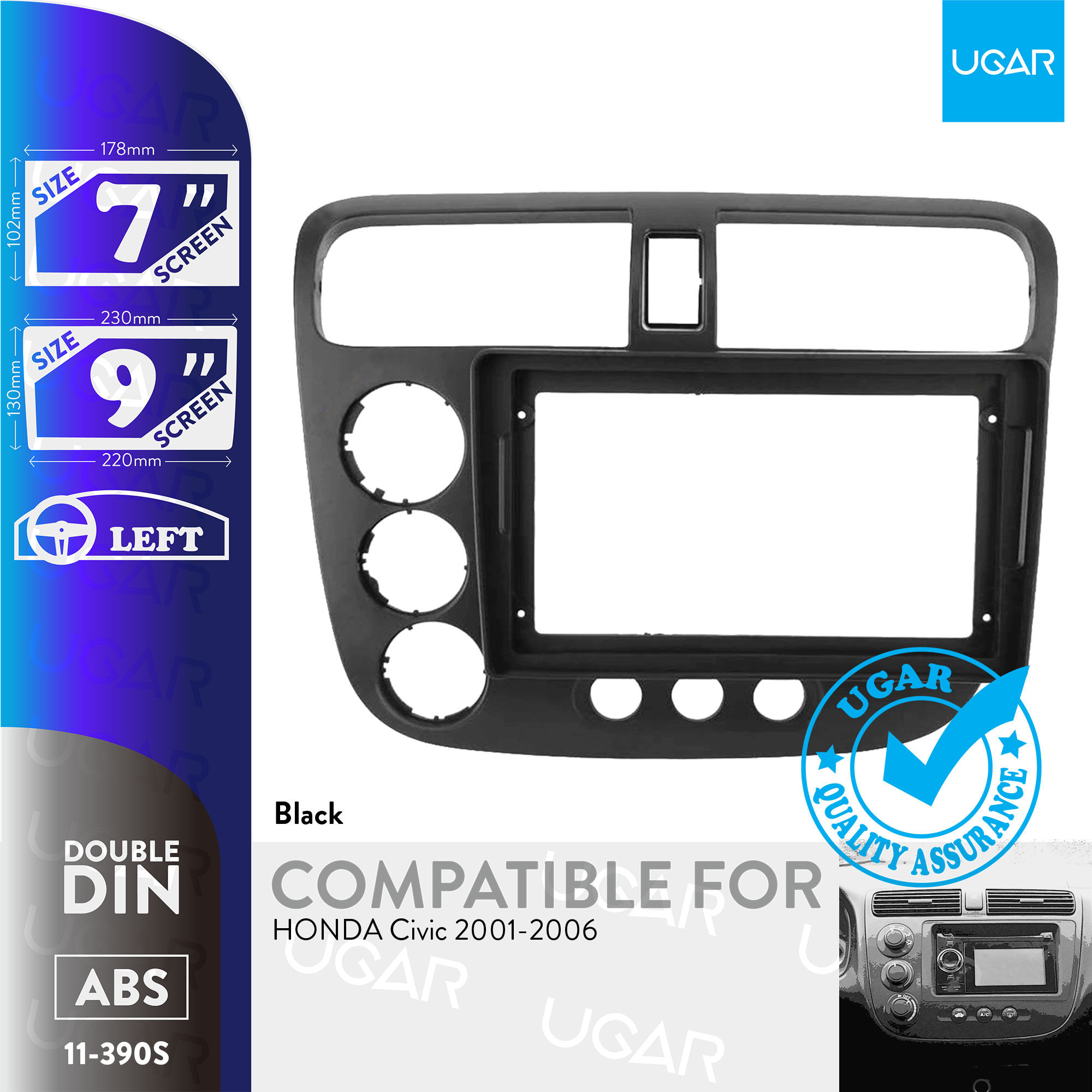 7"/9" Compatible for HONDA Civic 2001-2006
