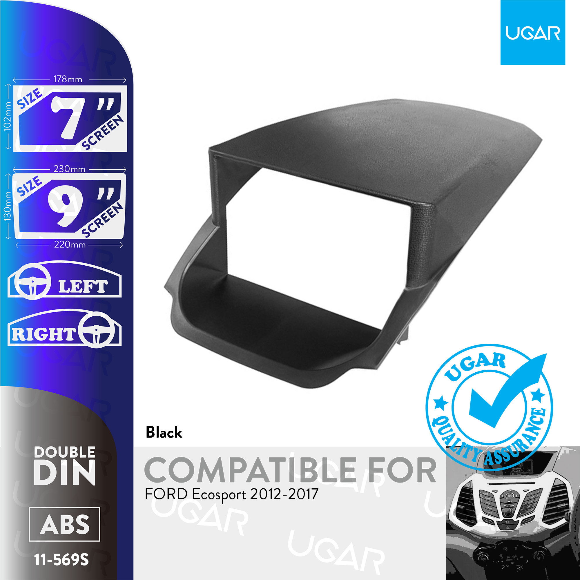 7"/9" Compatible for FORD Ecosport 2012-2017