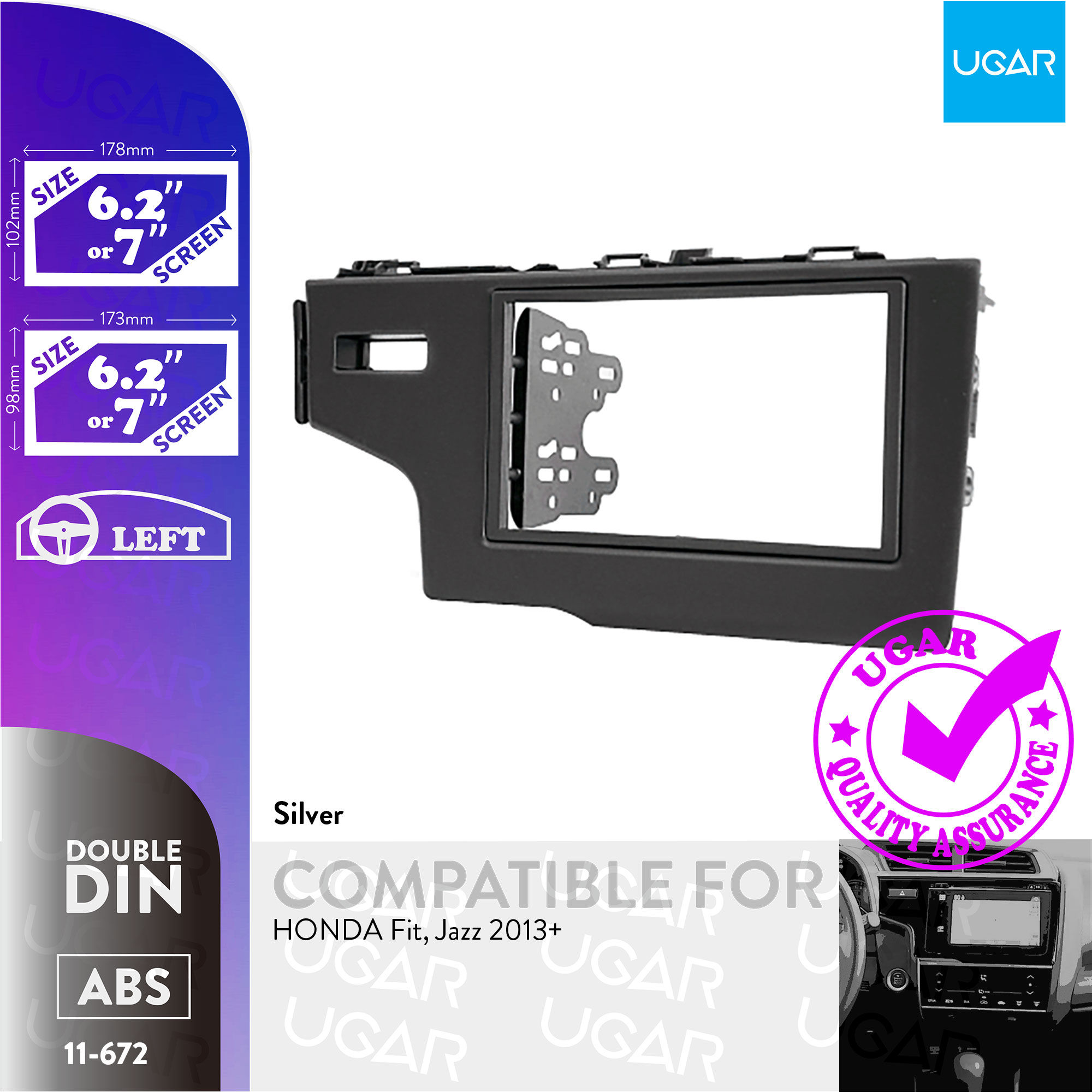 11-672 Compatible with HONDA Fit, Jazz 2013+