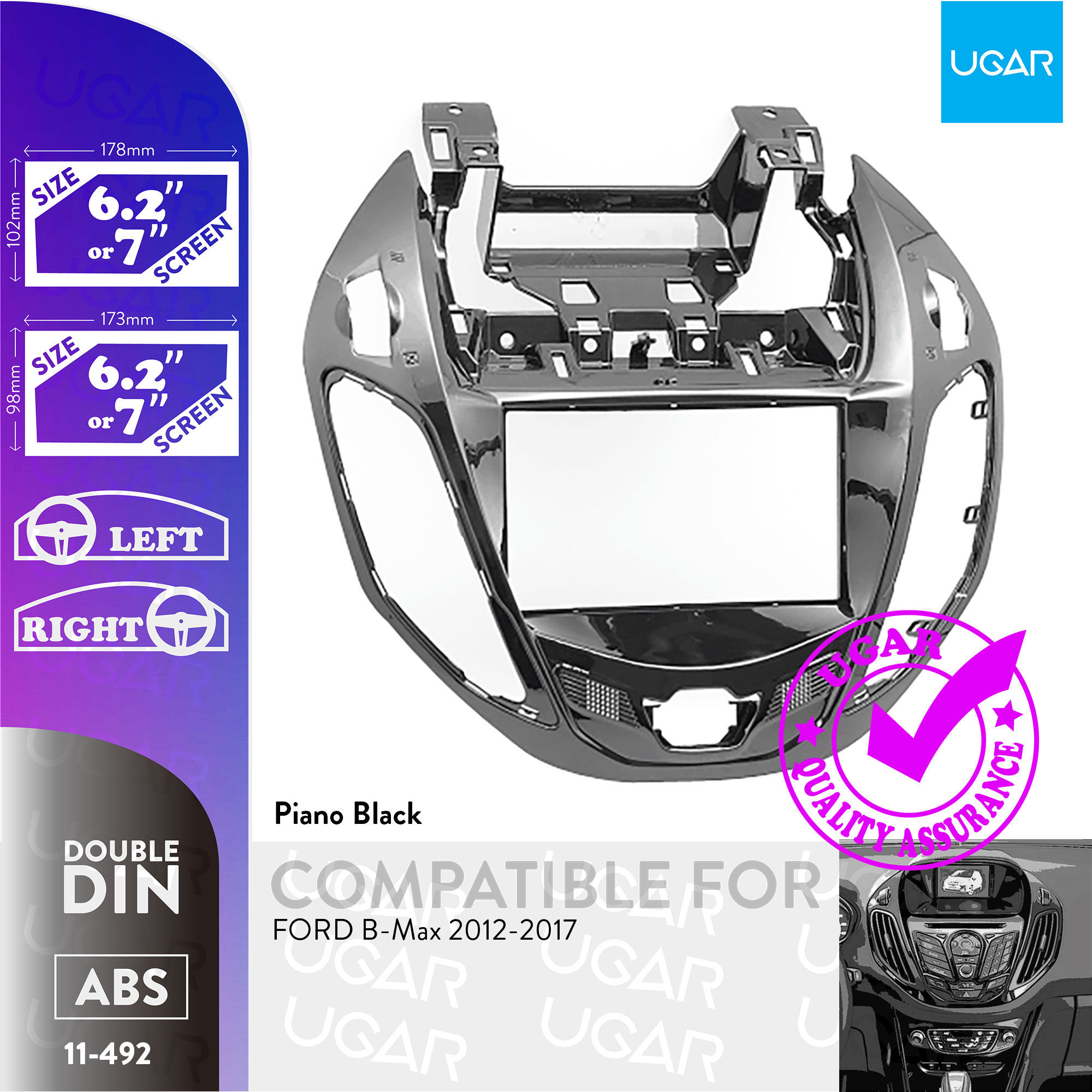 11-492 Compatible with Ford B-Max 2012-2017