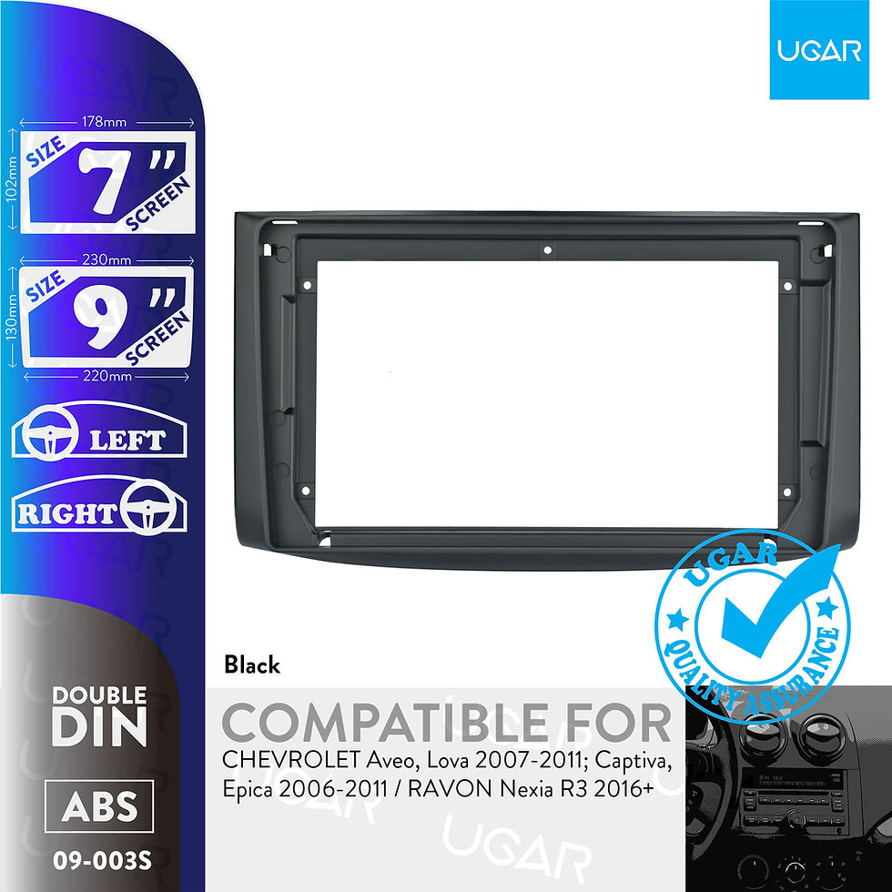 7"/9" Compatible for CHEVROLET Aveo, Lova 2007-2011; Captiva, Epica 2006-2011 /