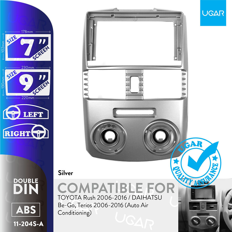 7"/9" Compatible for TOYOTA Rush 2006-2016 / DAIHATSU Be-Go, Terios 2006-2016 (A