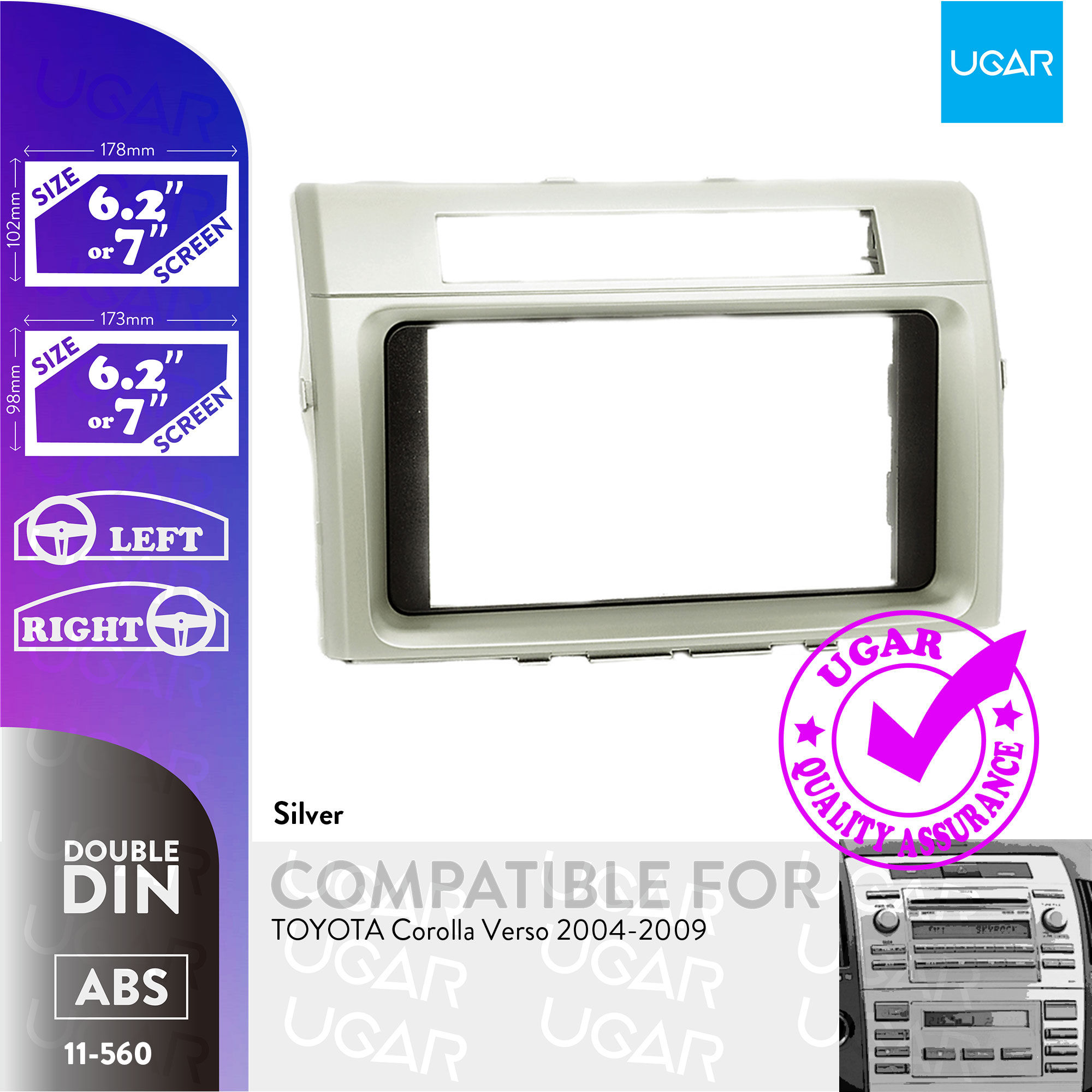 11-560 for TOYOTA Corolla Verso 2004-2009 Dash Kit