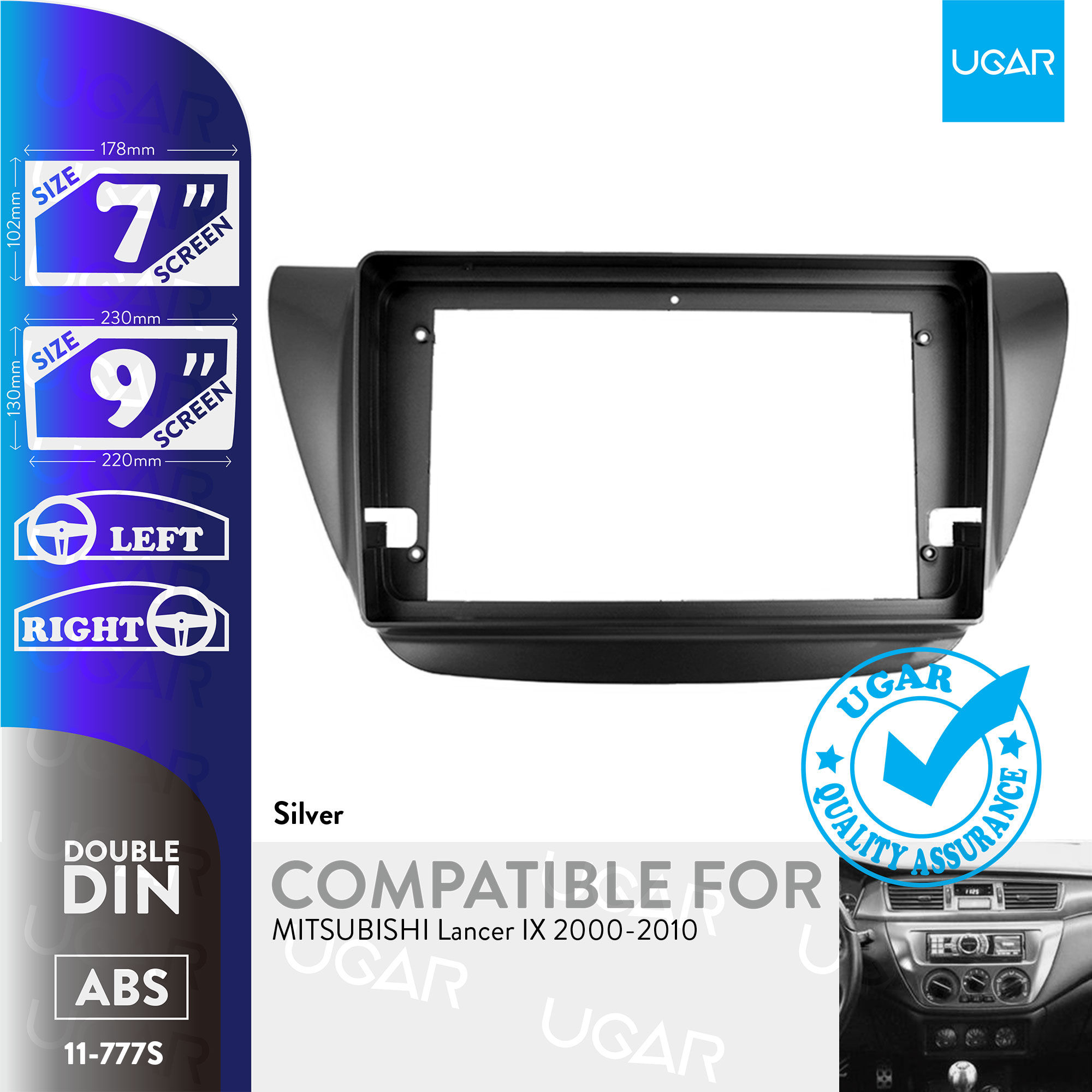 7"/9" Compatible for MITSUBISHI Lancer IX 2000-2010
