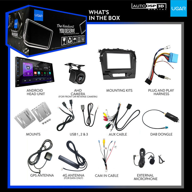 Thumbnail: Suzuki Vitara 2015+ 7 Inch Android 13 DSP 4GB +64GB Car Radio HD Full Touch Sc
