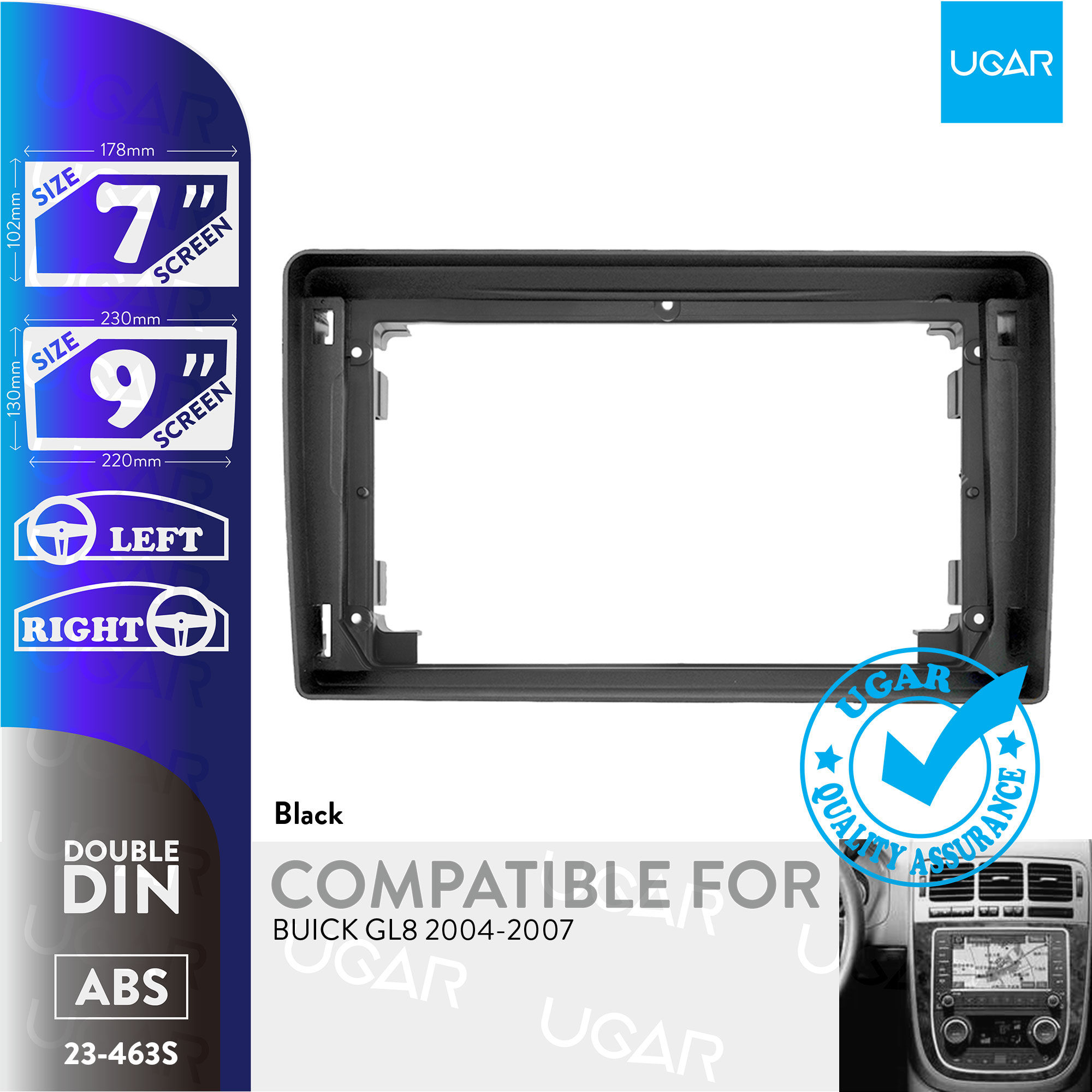 7"/9" Compatible for BUICK GL8 2004-2007