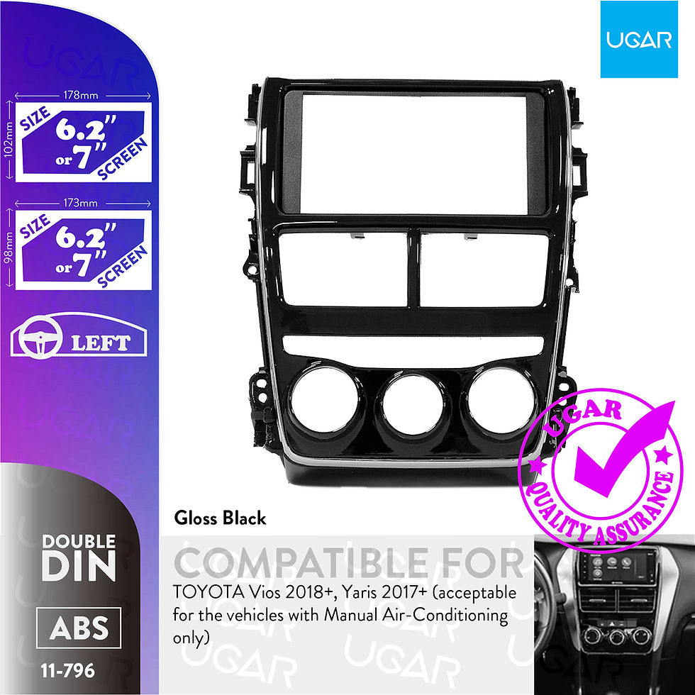 11-796 for TOYOTA Vios 2018+, Yaris 2017+ Dash Kit