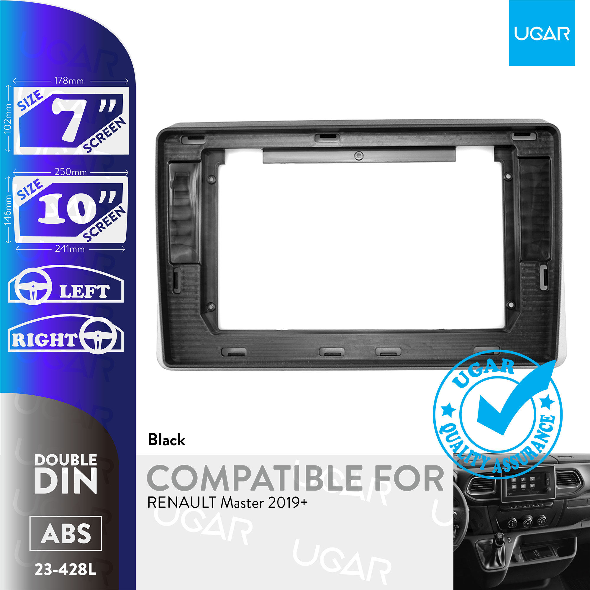 7"/10" Compatible for RENAULT Master 2019+