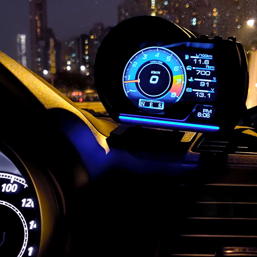 Thumbnail: UGAR 4" Multi-Functional Digital Meter Speed Water-Temp Gauge Malfunction Alert