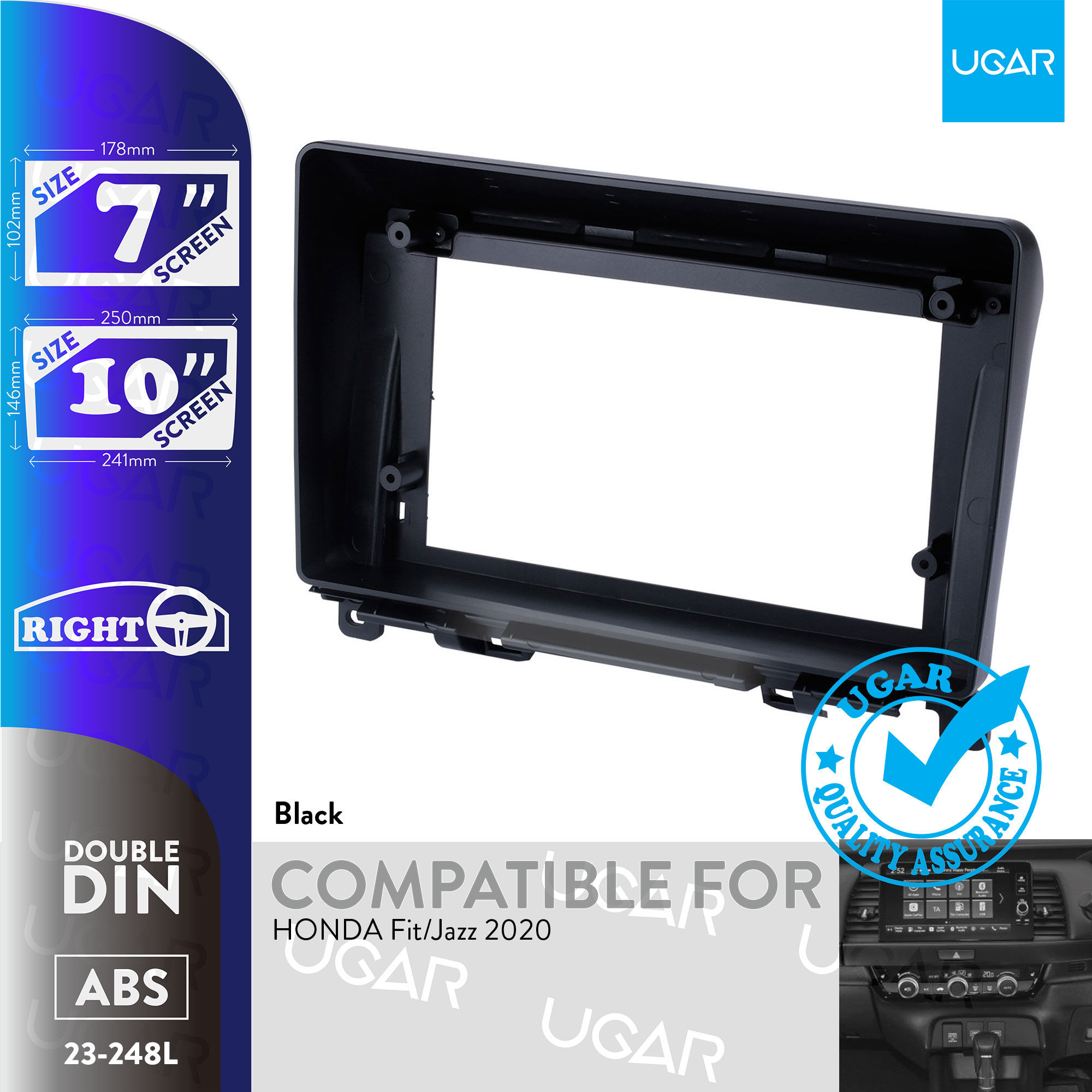 7"/10" Compatible for HONDA Fit/Jazz 2020