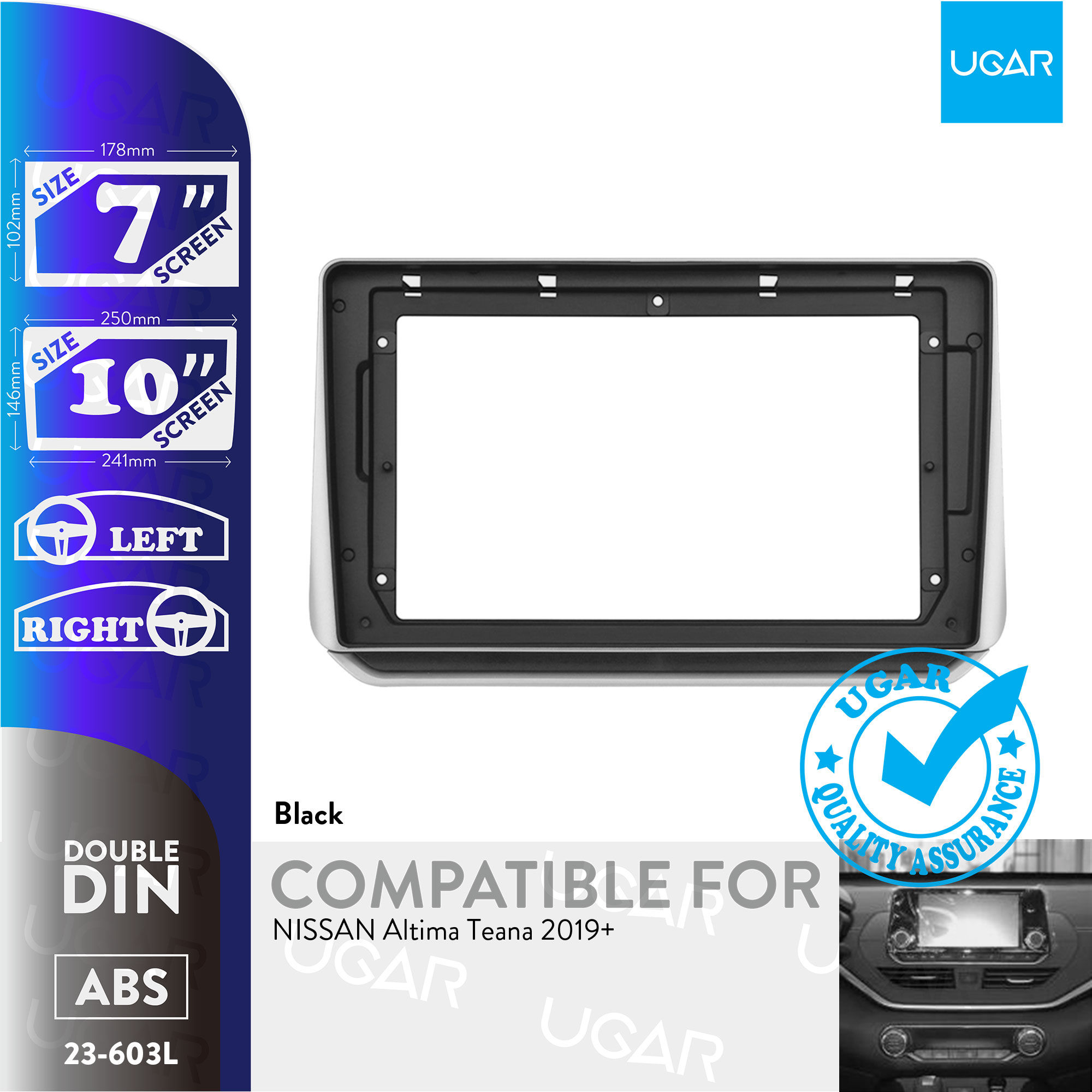 7"/10" Compatible for NISSAN Altima Teana 2019+