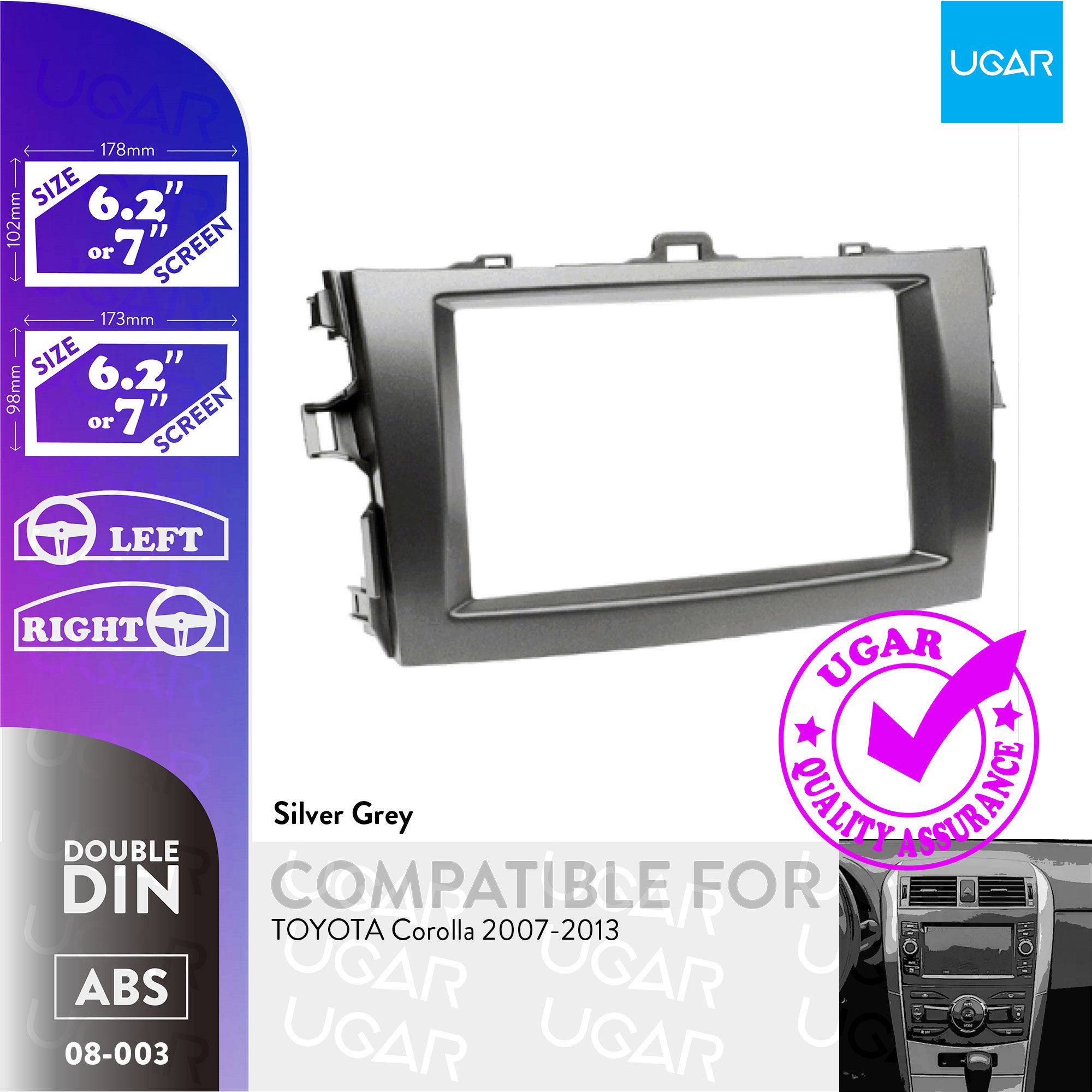 08-003 Compatible with TOYOTA Corolla 2007-2013