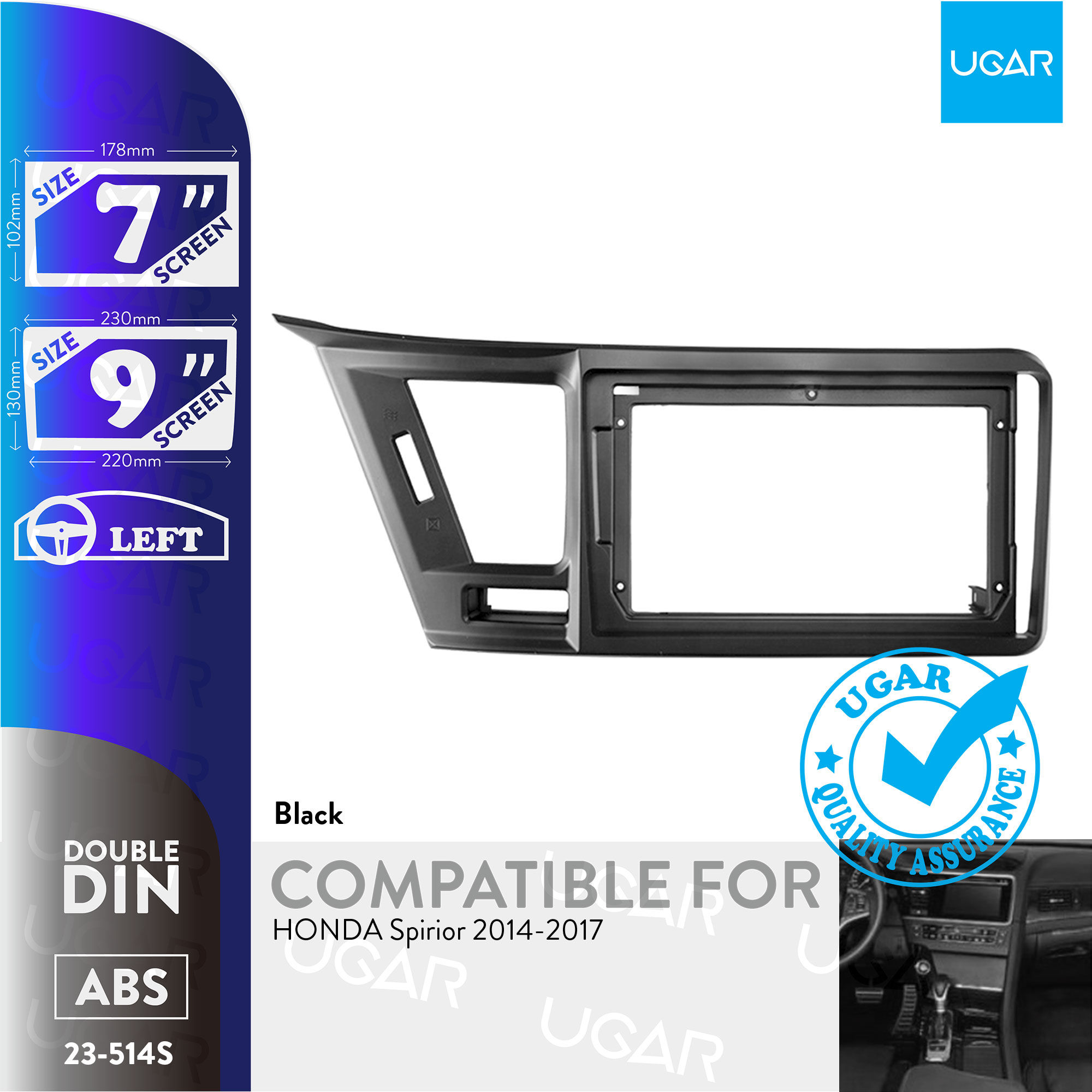 7"/9" Compatible for HONDA Spirior 2014-2017