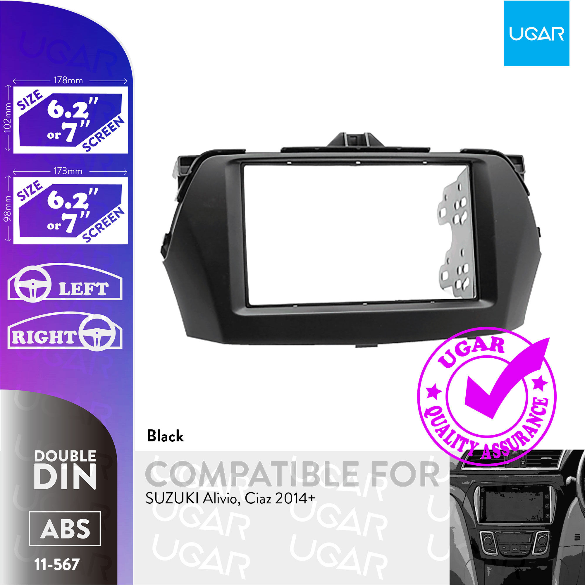 11-567 Compatible with SUZUKI Alivio, Ciaz 2014+