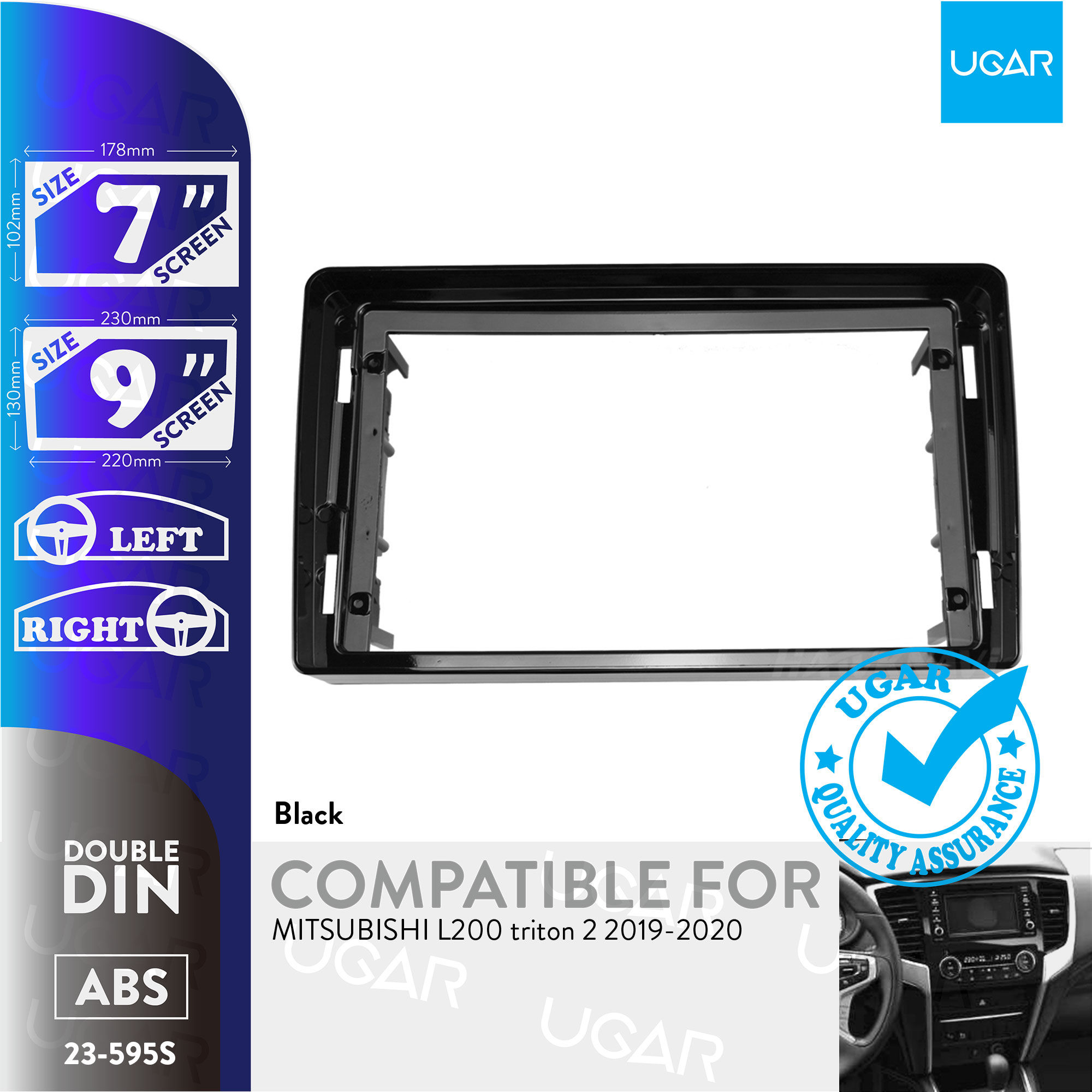 7"/9" Compatible for MITSUBISHI l200 triton 2 2019-2020
