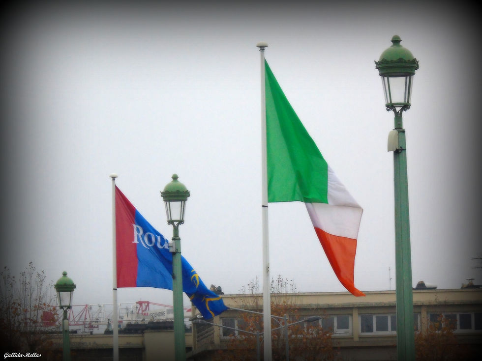 Flags - Corneille Bridge - Rouen