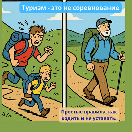 Как сберечь силы в походе: несколько простых правил.