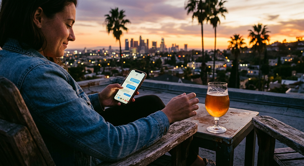 LA Craft Beer + Sunsets + Brwtxt