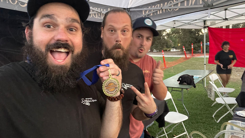 Beer Expert Alan Harvey at a festival win