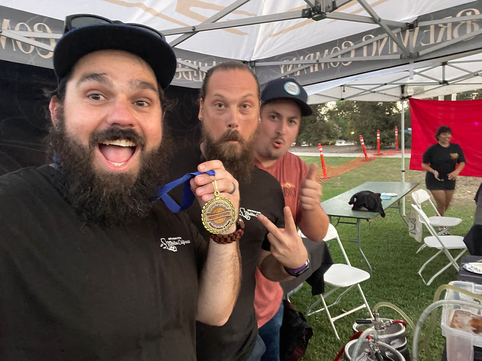 Beer Expert Alan Harvey at a festival win