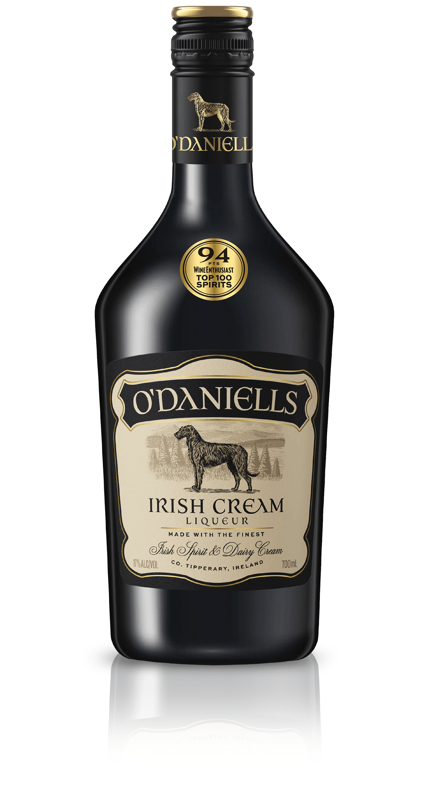 O'Daniells Irish Cream Liqueur Bottle