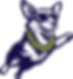 Flying Corgi Dog Logo