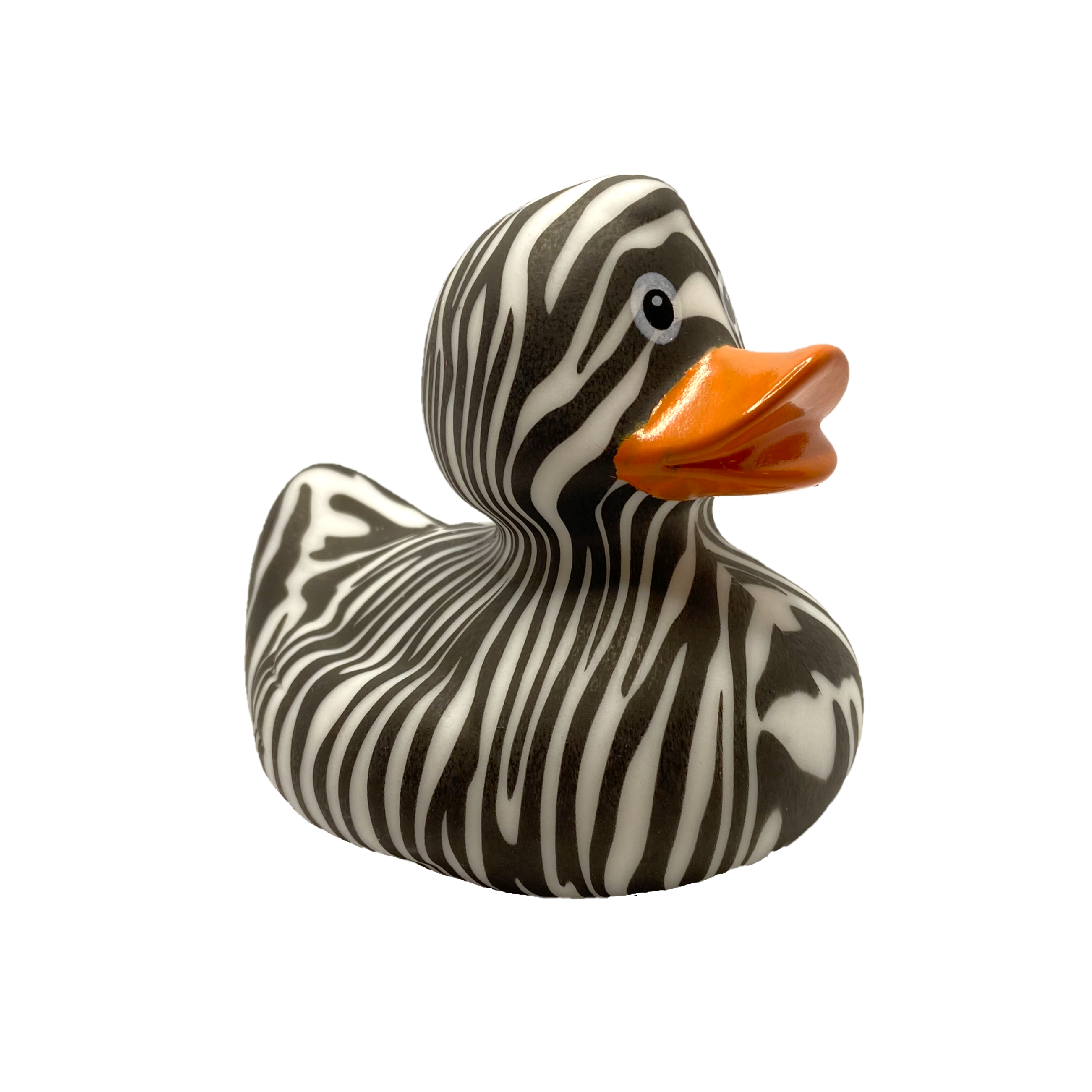 Zebra Print Rubber Duck