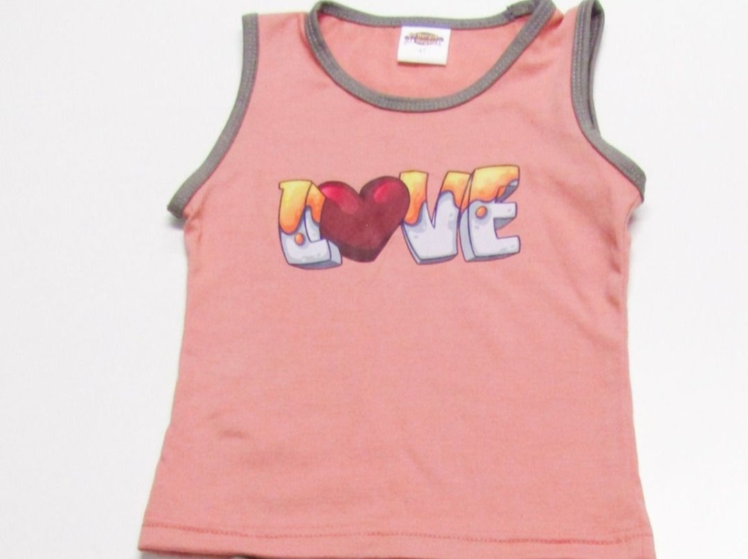 Love Graphic Short Set (Girls)