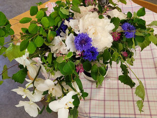 Min egengjorda brudbukett