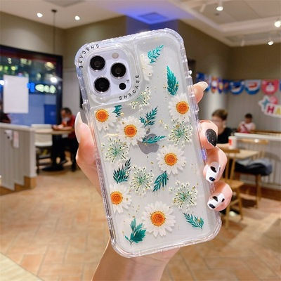 Thumbnail: Dried Pressed Flowers Phone Cases for Iphone Defender Phone Case Pressed Flower