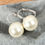Thumbnail: Hde2343 - Hinged Pearl Earrings