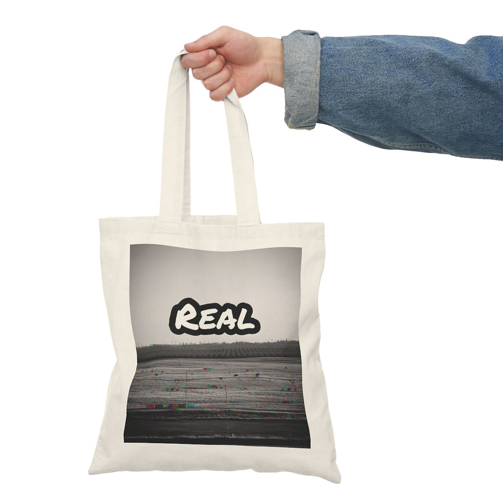 Thumbnail: "real" glitch design tote