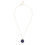 Thumbnail: Zodiac Lapis Lazuli Gemstone Star Constellation Pendant Necklace Gold Cancer