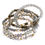 Thumbnail: Hdb2736 - Natural Stone Charm Mixed Beads Bracelets