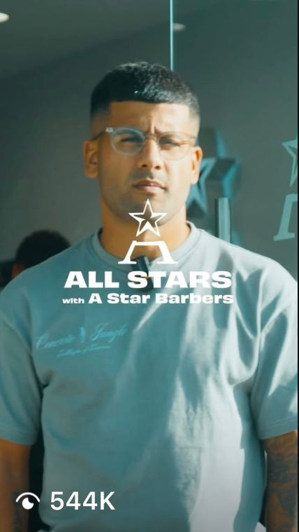All Stars with A Star Barbers Advert (Reel)