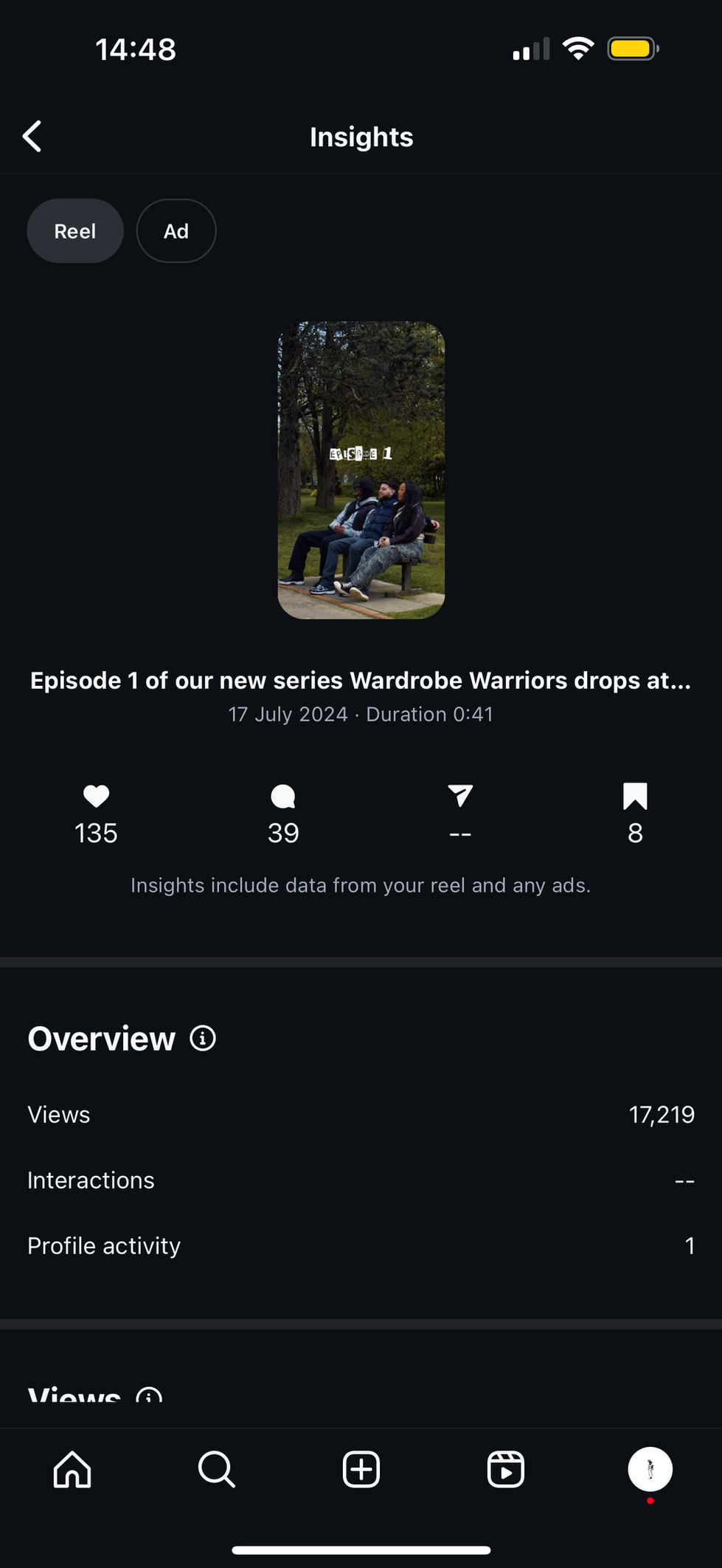 Wardrobe Warriors Instagram Advert Reel 2