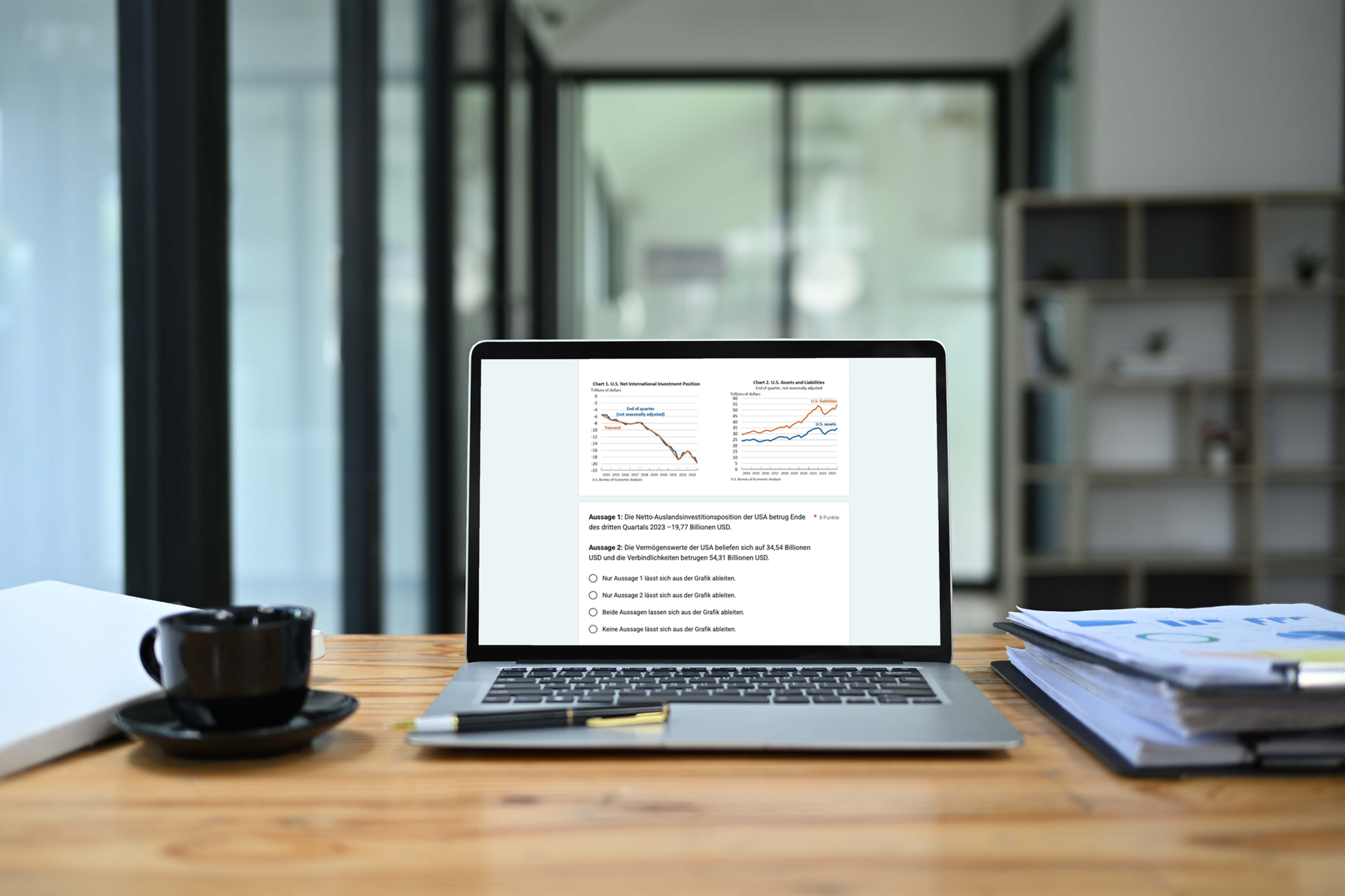 Testsimulation: Diagramme und Tabellen 04