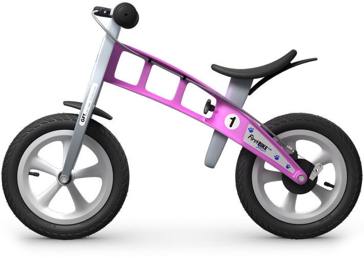 FirstBIKE Street (Cadde) Pembe Pedalsız Çocuk Denge Bisikleti "İkinci yaş günü için en Güzel hediye"