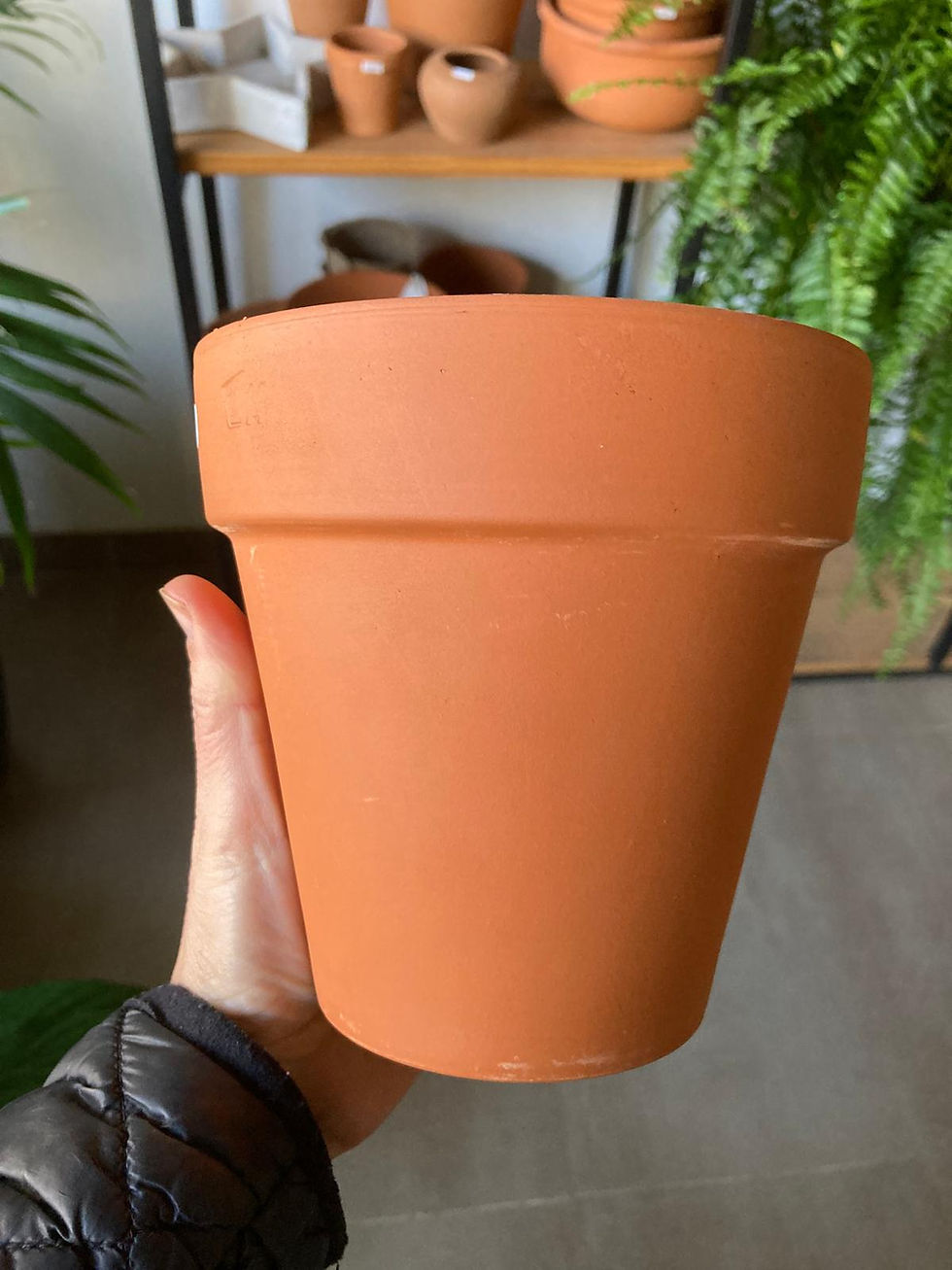 maceta barro 14cm diametro