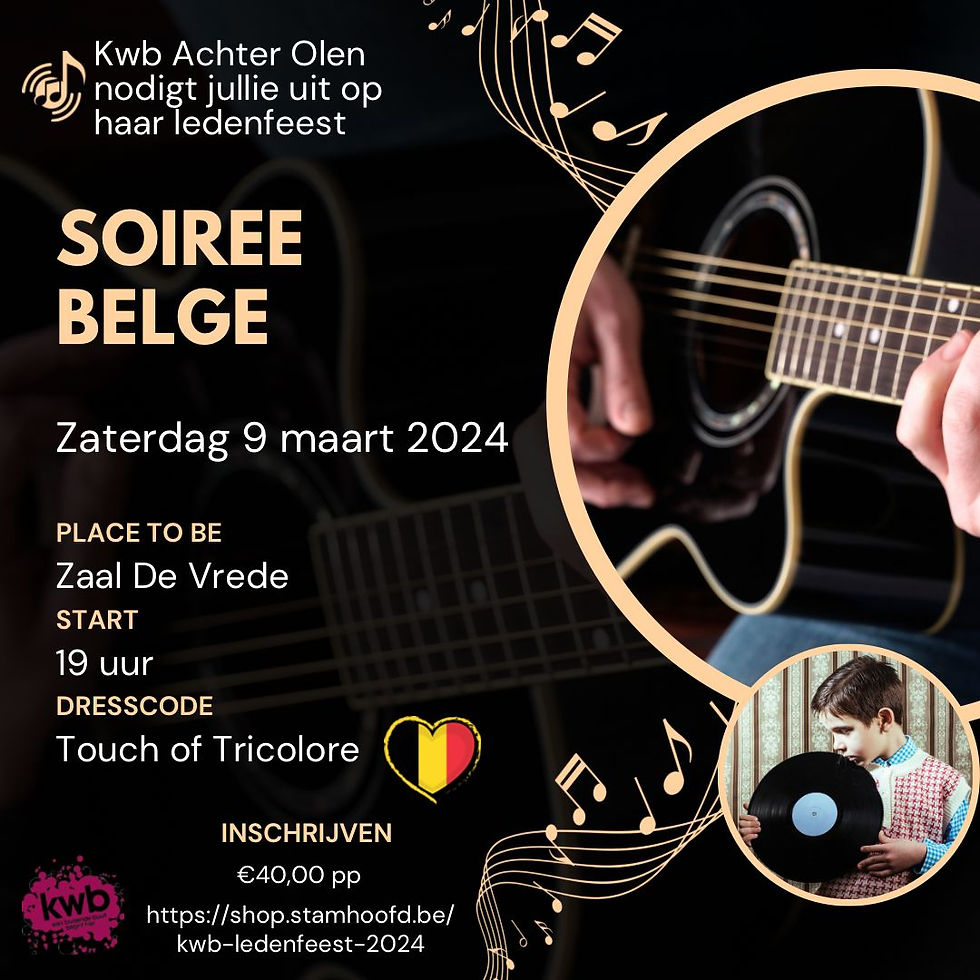 SOIREE BELGE - Ledenfeest 2024