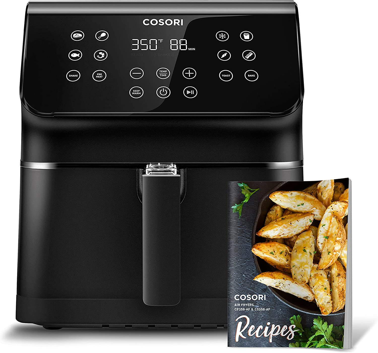 COSORI Pro II Air Fryer Oven Combo, 5.8QT Max Xl Large Cooker with 12 One-Touch