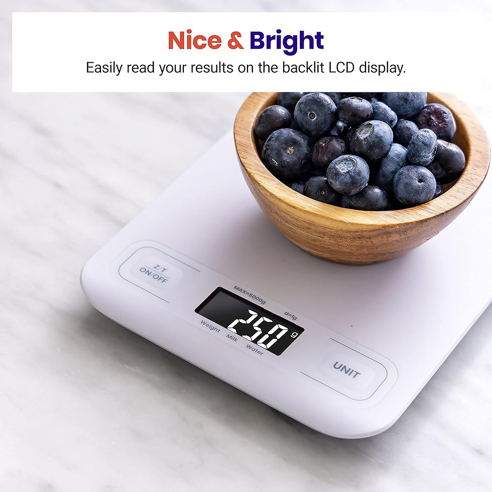 Thumbnail: Etekcity Food Kitchen Scale, Digital Grams and Ounces for Weight Loss, Baking, 
