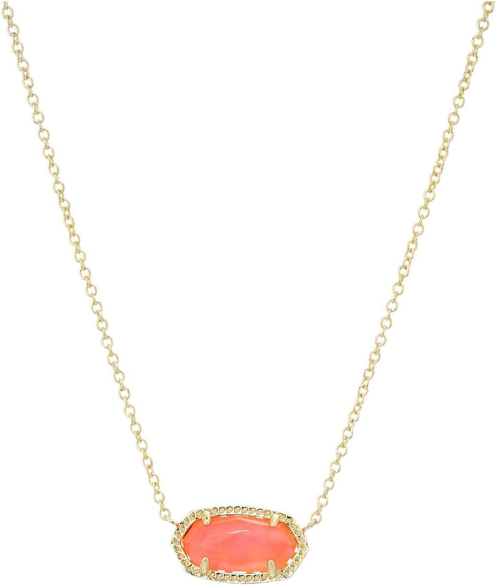 Thumbnail: Kendra Scott Elisa Pendant Necklace for Women, Fashion Jewelry, 14k Gold-Plated