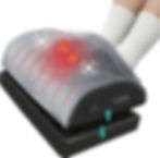 Heated Foot Rest Under Desk at Work, Ergonomic Desk Footrest with Vibrating Mas
